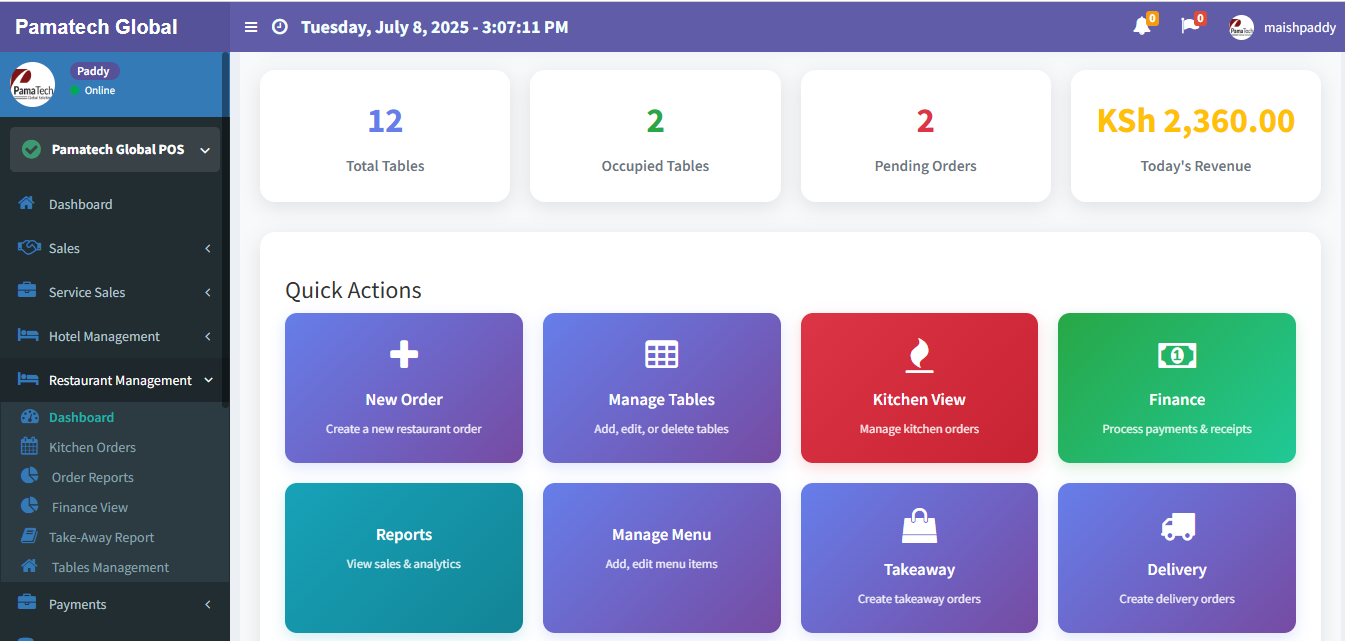 POS Dashboard