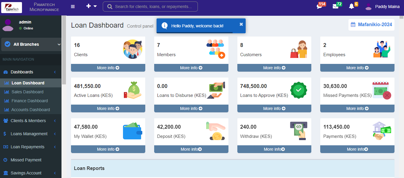 Lending & Microfinance System